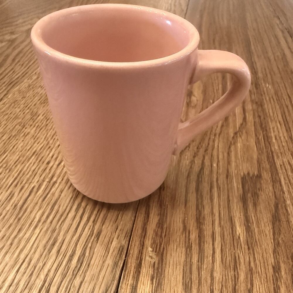 Vtg. HLC Homer Laughlin Co. Fiesta Retired Rose Denver Coffee Mug